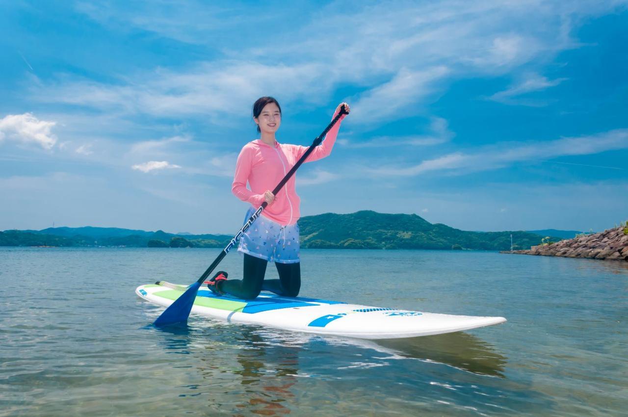 Kokuminshukusha Irohajima Hotel Karatsu Bagian luar foto